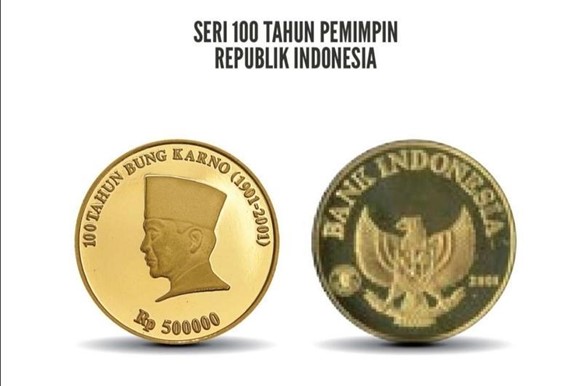 Uang Emas 100 Tahun